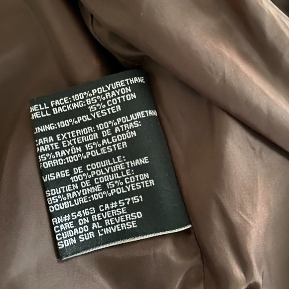 Guess Brown Snakeskin Faux Leather Jacket - Picture 5 of 8